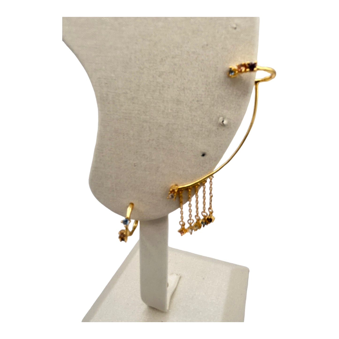Reef - Pegasus Climber Cuff & Rainbow Hoop Earrings