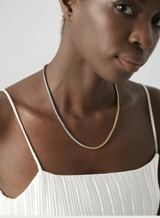 Omega - Two Tone Gold Chain