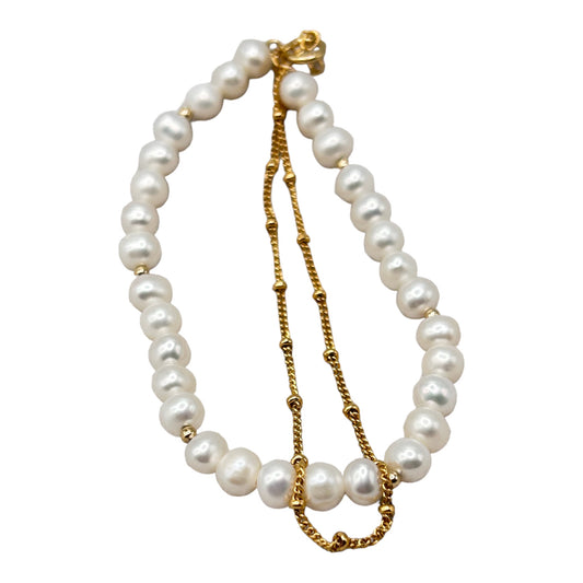 Sincerity - 2 Layer Pearl Bracelet