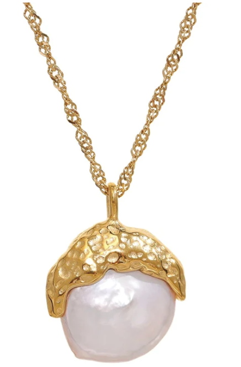 Goddess - Crescent Moon Necklace Gold