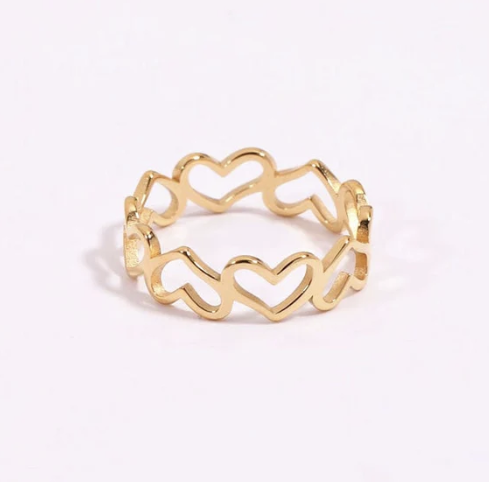 Heart of the Sea - Heart Ring Band