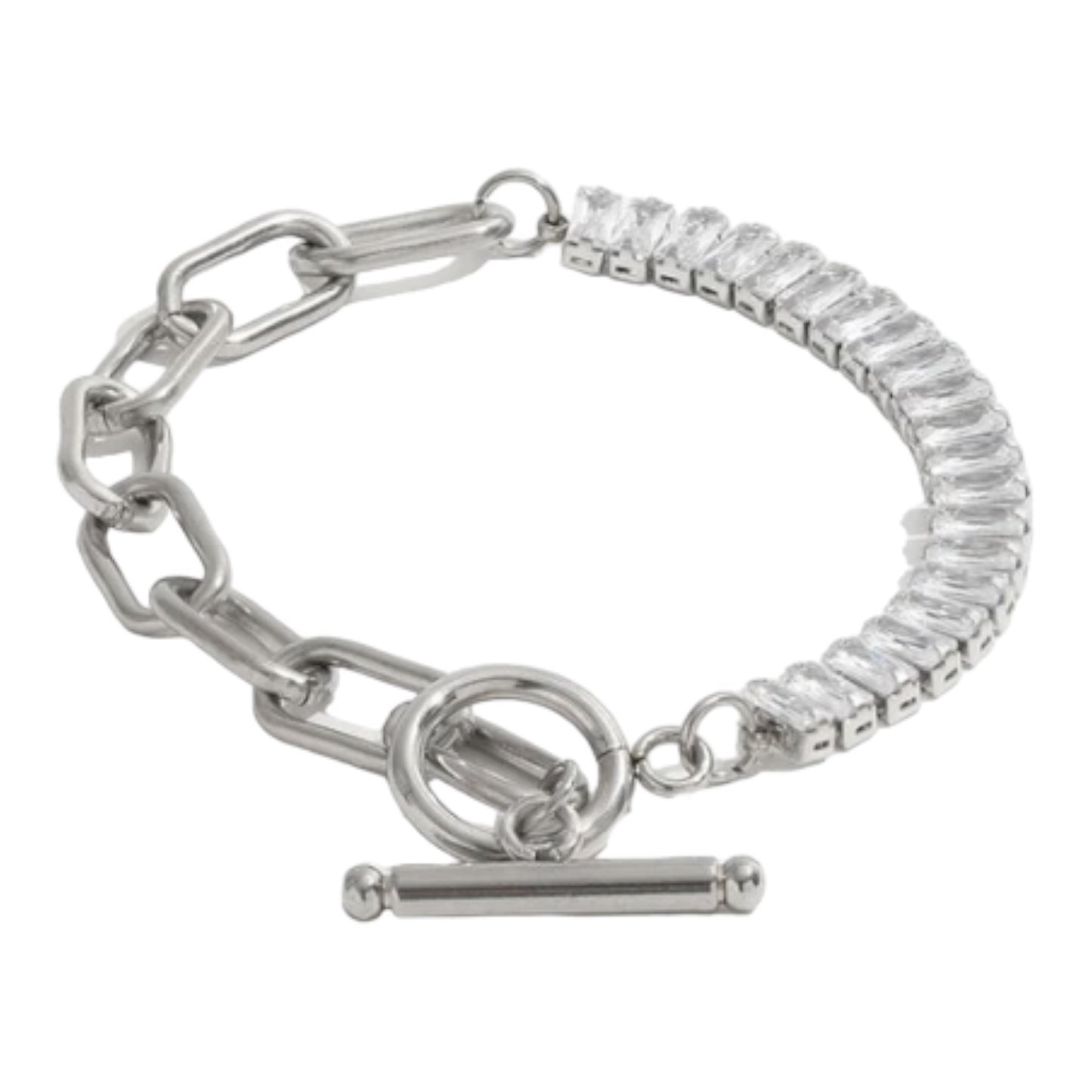 Glitz - Half Chain Link Bracelet