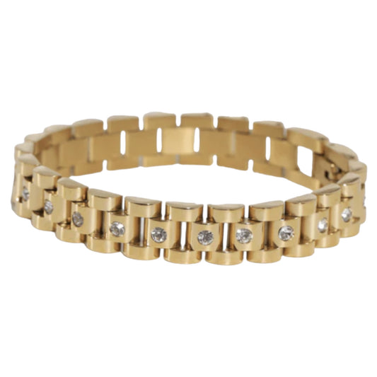 Shimmer - Statement Chain Bracelet Gold