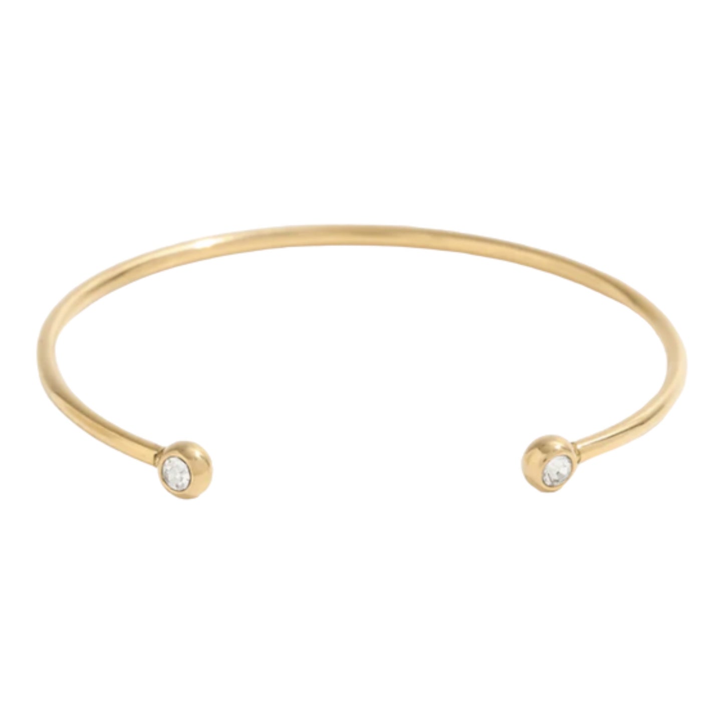 Lulit - Dainty Pearl & Crystal Cuff Bangle