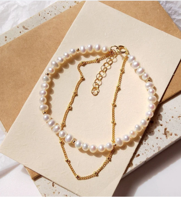 Sincerity - 2 Layer Pearl Bracelet